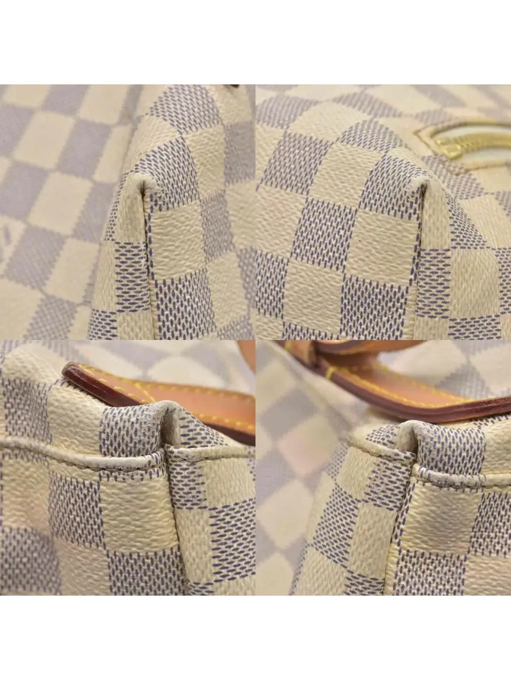 $2120 2016 Louis Vuitton Damier Azur Sperone Backpack SR2186